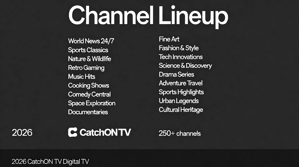 What Channels Are on CatchON TV?